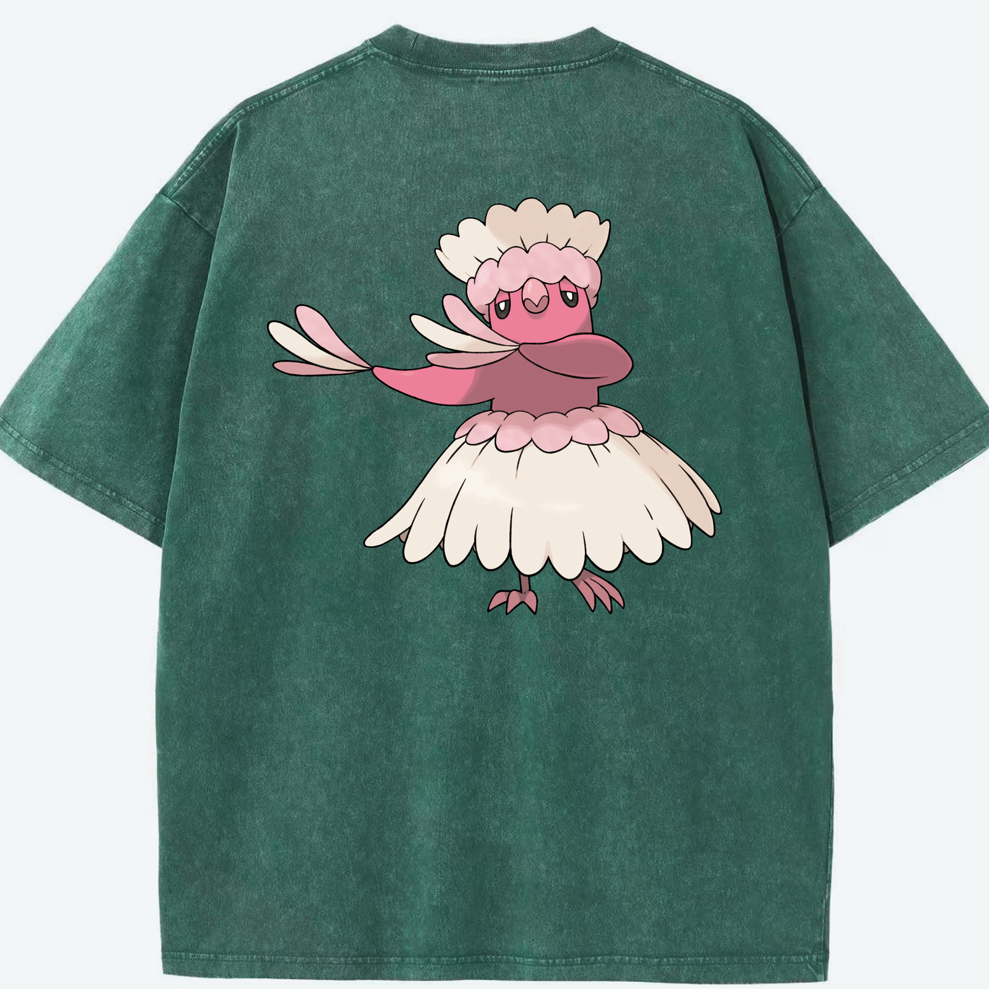 （画像用） ポケットモンスター Pokémon 綿100% ヴィンテージ風 半袖Tシャツ（背面プリント）